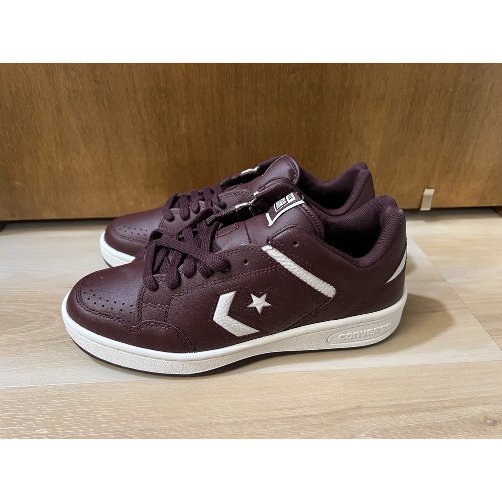 Converse Weapon Ox Sneaker Bloodstone/White Size Mens 9, Womens 10.5 New, No Box